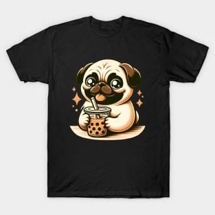 Kawai Cute Pug T-Shirt